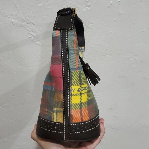 Like New Y2K Dooney & Bourke Colorful Mini Barrell Bag - Picture 7 of 16